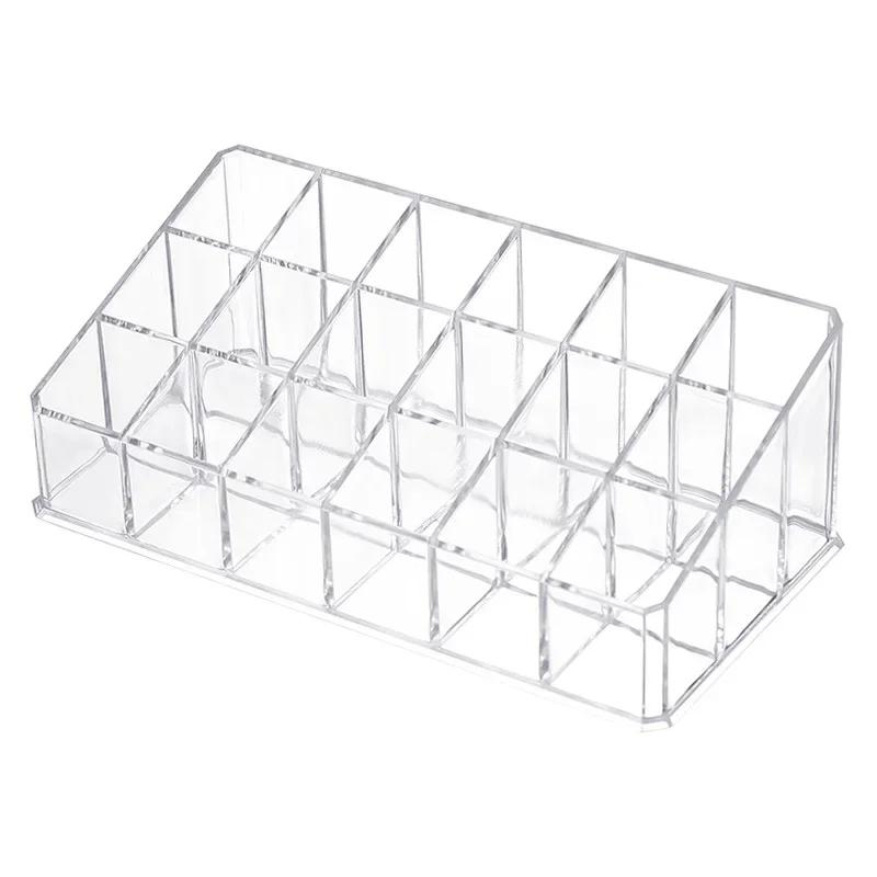 Transparente Lippenstift-Aufbewahrungsbox mit 36 Fächern, Nagellack, Augenbrauenstift, Display-Regal, Desktop-Kosmetik-Aufbewahrungsbox, Lippenstift-Regal
