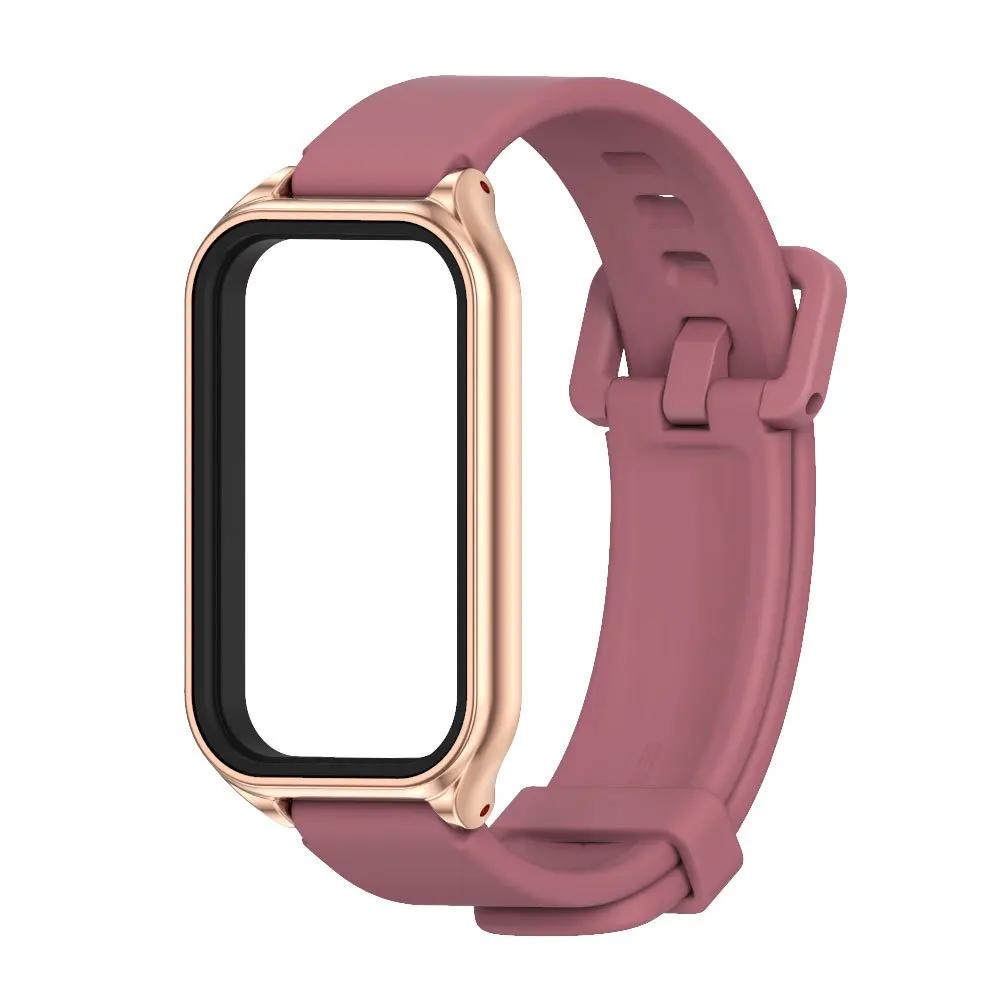 Strap for Redmi Smart Band 8 Active Bracelet Silicone Replacement Accessories Waterproof Watch Band for Redmi Band 2 Correa