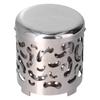 Outdoor Mini Warmer Stainless Steel Camping Stove Portable Warming Stove Cover for Picnic Hiking