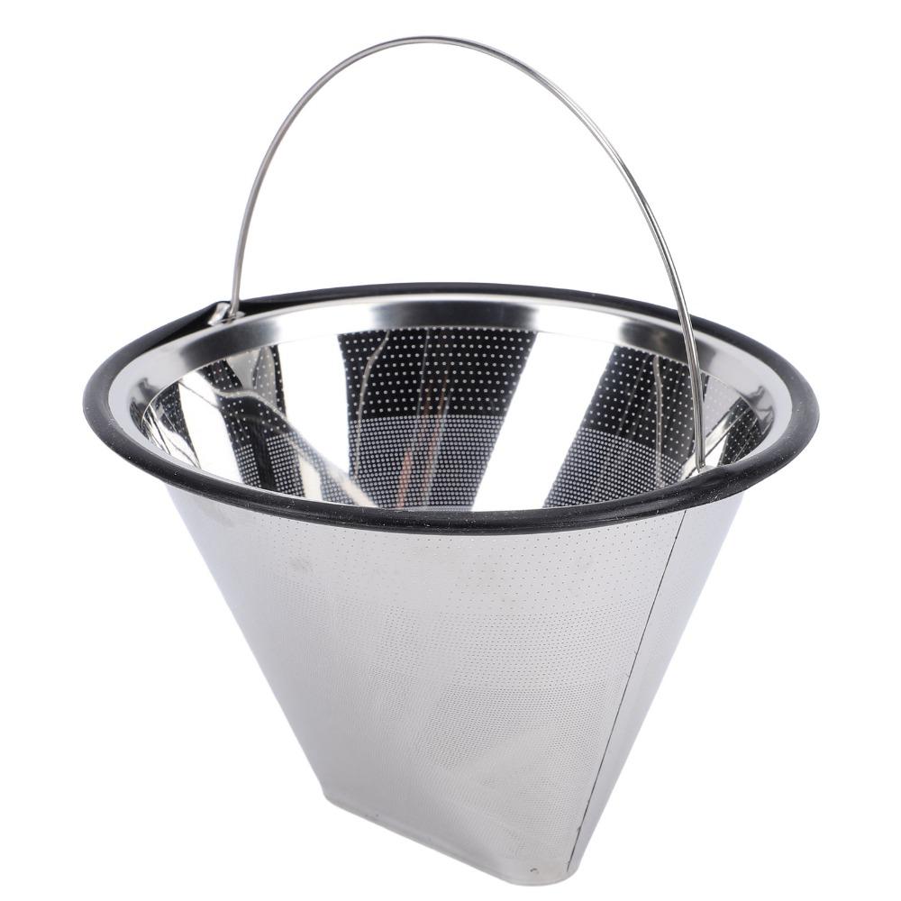 Cone Reusable Cone Coffee Filter Stainless Steel Cone Coffee Filter Home Coffee Brewing