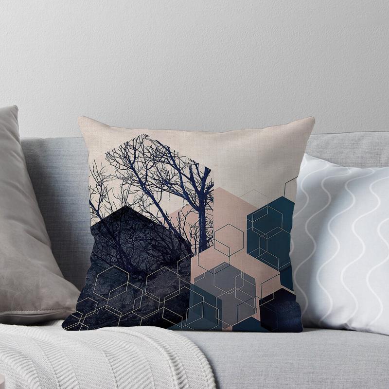 House Decorative Home Pillowcase for Sofa Cushion Cover Modern 45*45 Nordic 40*40cm 40x40cm 50x50 Living Room Abstract 60x60