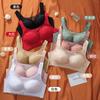 No Steel Ring Bra Large Size Thin Full Cup D Cup Adjustable Upper Support Breast Bra Tube Top