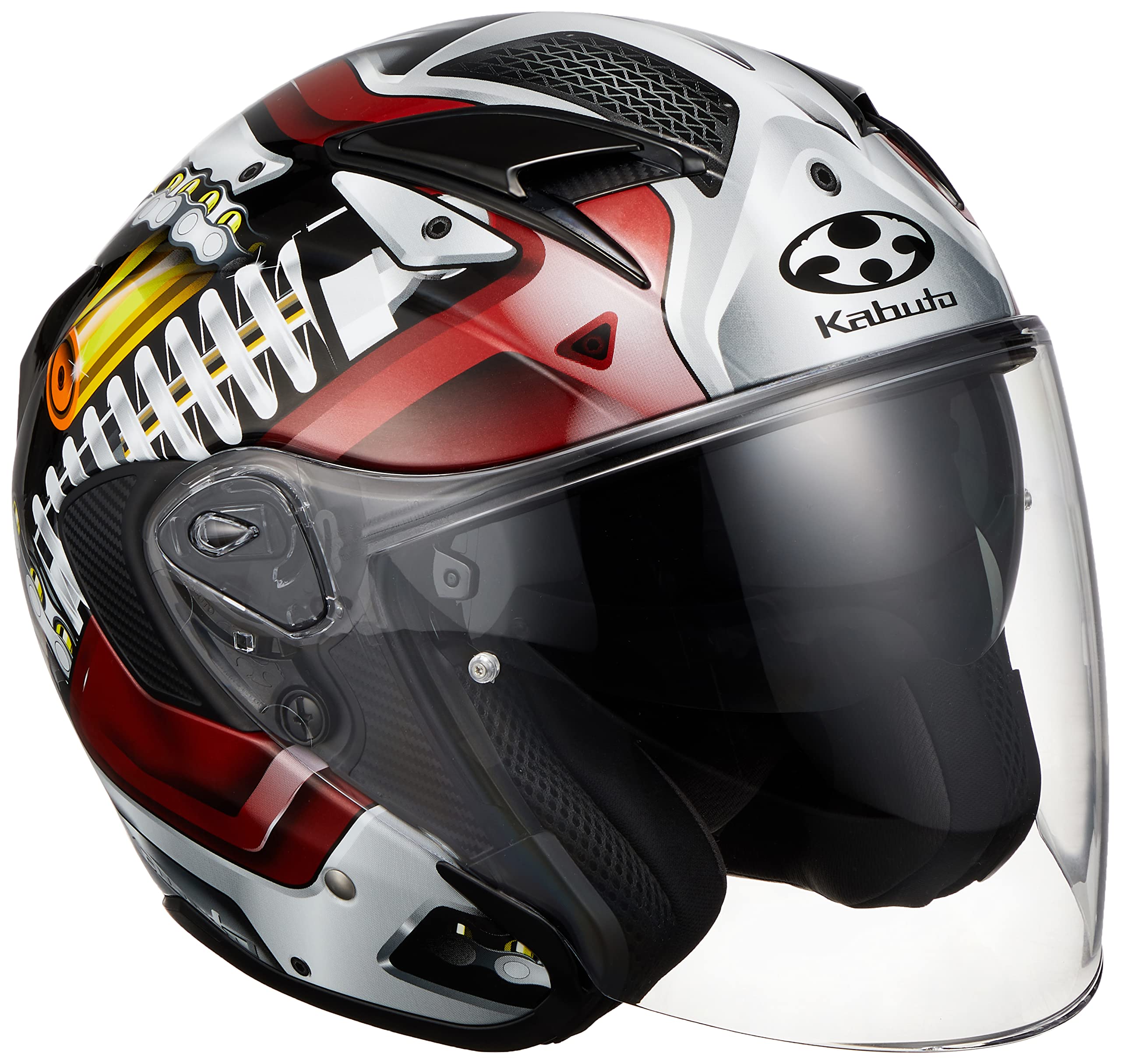 

Мотоциклетний шолом Jet EXCEED MACHINE Black Silver [OGK Kabuto] (Машина) (Розмір S)