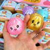 Mini Dumpling Squishies Dumpling Mystery Box Soft Squeeze Sensory Toy for Stress Relief Glitter Random Colors Stretchy Desk Toy