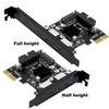 USB 3.0 PCI-E Expansion Card SATA 15Pin Power Port USB3.0 Hub 19pin/20Pin Front Panel PCI-E To USB Expansion Card for PC Desktop