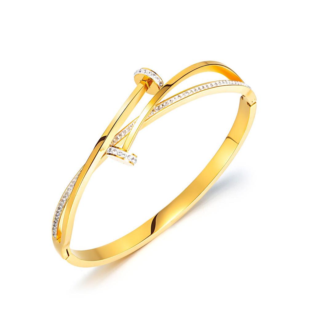 French Minimalist Titanium Steel Bracelet - High-End, Versatile, Light Luxury Design