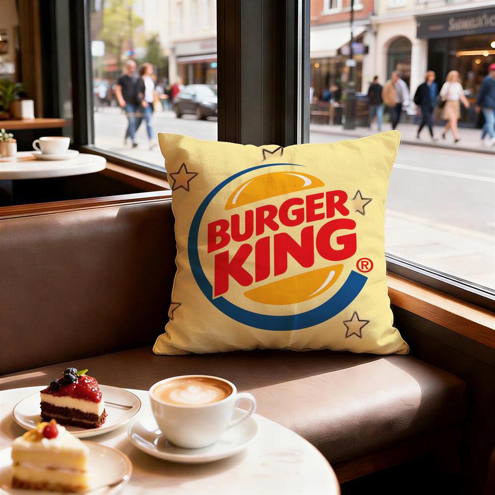 Brand Burger King Cushion Cover Decorative Cushions Covers Cover Sofa X Pillow  Piece X X Pillowcase