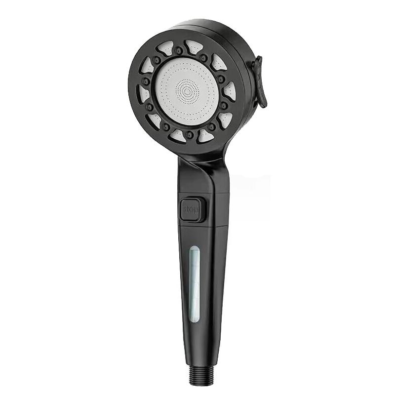 High Pressure Shower Head Water Saving 4 Modes Shower Heads Adjustable One-Key Stop Water Massage Sprayer Bathroom Accessories