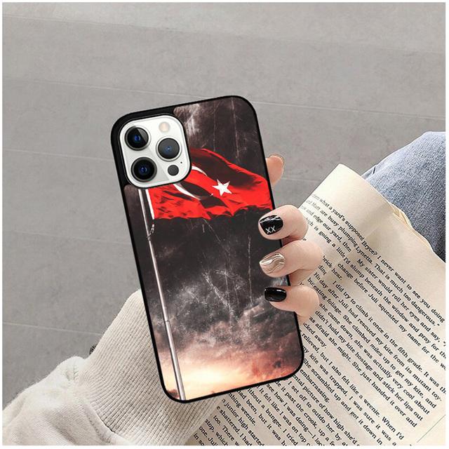 Turkei Turkey Ataturk Flag Phone Case Back Cover for iPhone 17 Air 16 15 14 13 11 12 Pro Max PlusS Shell Coque