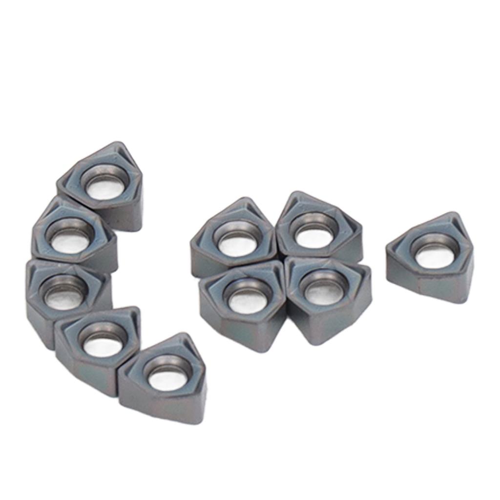 10 Stück Dreheinsatz Hartmetallklinge Drehbankfräser Fräsen CNC Werkzeugset für Maschine