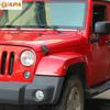 Hood Latches Locking Hood Catch Kit Metal Hood Locks for Jeep Wrangler JK 2007 -2017 Car Accessories
