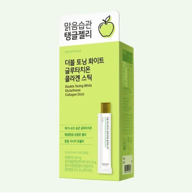 Healthy Place Dvojitě tónující bělící tyčinka s glutathionem a kolagenem (14 dní)
