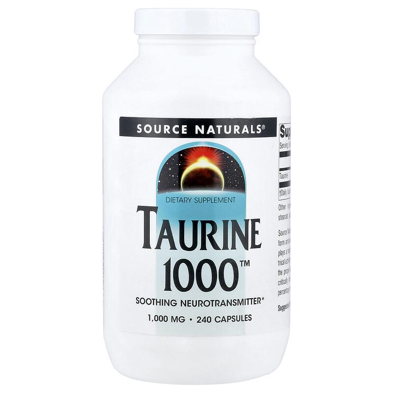 Taurine 1000™, 1,000 Mg, 240 Capsules