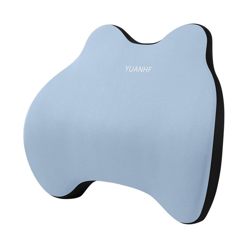 Compressible car headrests and lumbar support kits, memory foam breathable cushions and neck pillows