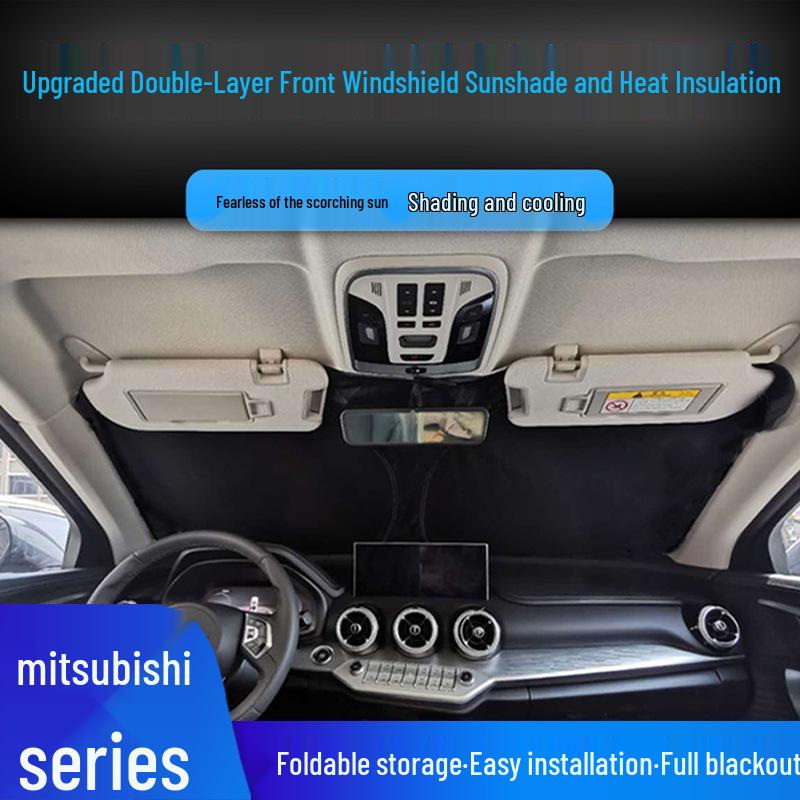 

Mitsubishi Delica D5/Eclipse Cross/Outlander/Galant Передний солнцезащитный экран Теплоизоляция Outlander PHEV [2016-Present]