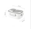 850ML Portable Double-layer Lunch Box Microwavable Bento Box with Tableware Sealed Leak-proof Food Storage Container