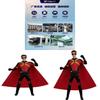 Red Robin Cosplay Costume With 3d Muscular Bodysuit And Wing Cape For Comic Con Events