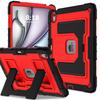 Applicable To iPad Air13-inch Contrasting Color Silicone Folding Bracket, Tablet Protective Case, iPad Air11 Armor Protective Case
