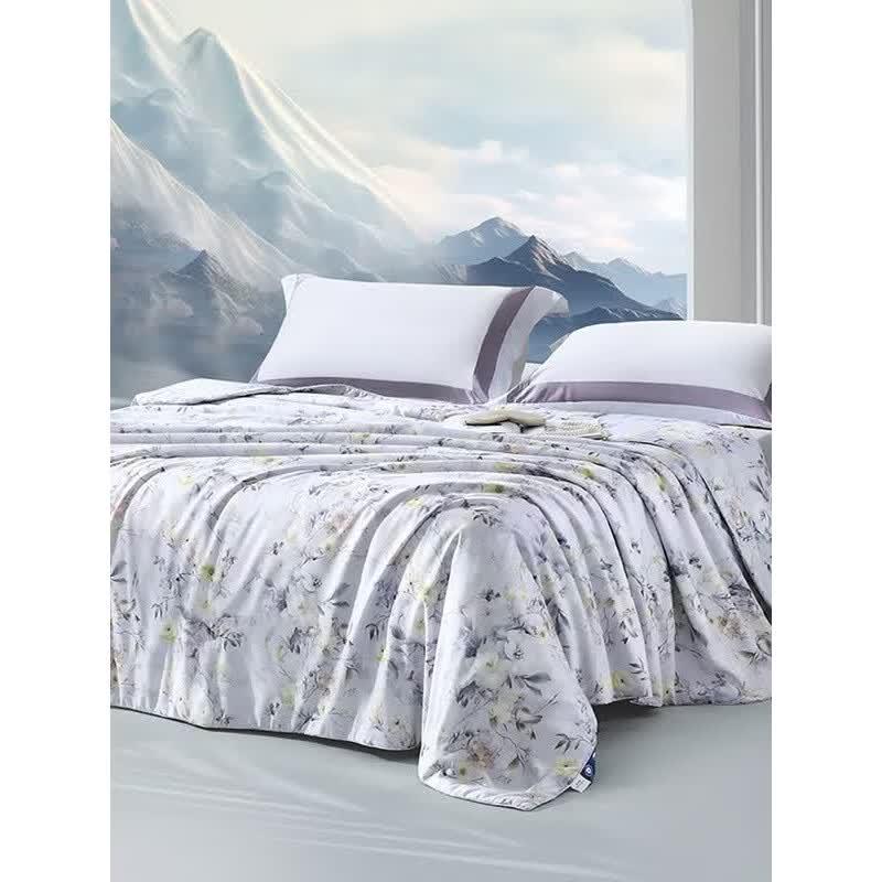 FUANNA Antibacterial Tussah Silk Summer Quilt