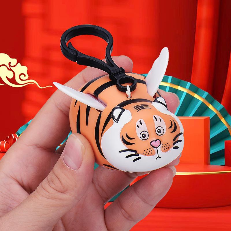 Panda Tlustý Tygr Panghu Více Křídel Klíčenka Bude Létat Křídla Studio Šperky Tygr Protahovací Přívěsek Anime Figurka Kawaii Model Dárkový Rok