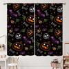 Halloween Curtains Horror Spooky Drapes Haunted House Mansion Curtain Bedroom Living Room Decor Made Of Polyester With Rod Pocket Great