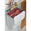 Household Home Trash Can for Kitchen Cabinet Door Wall Mount Waste Rubbish Bin 2.4 Gallon/9L
