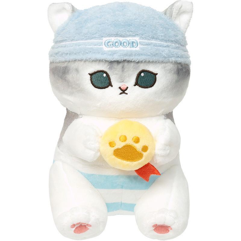 Adorable Mofusand Cat Funsandy Shark Plush Toy For Kids Soft Cartoon Cuddly Doll