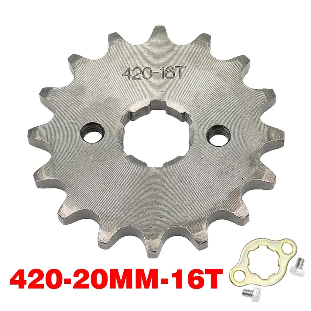 420# 17mm 10 11 12 13 14 15 16 17 18 19 20 T Front Engine Sprocket For Honda Lifan ZongShen YCF ATV Quad Dirt Pit bike Buggy