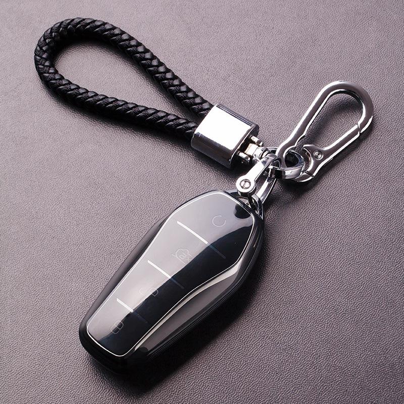 Etui na kluczyk typu karta BYD Seagull do Destroyer 05, Yuan Plus, Dolphin, Song Plus DMI i klamra Seal