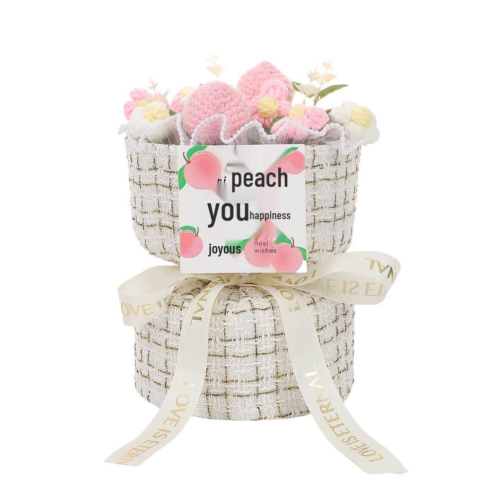 Sunflower Knitted Bouquet: Inspirational Graduation Gift for Gaokao & Zhongkao