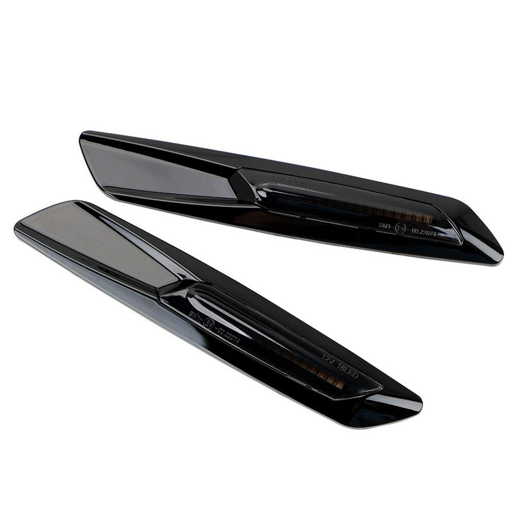 2Pcs Cat Turn Signal Light LED Dynamic Side Marker Blinker Light Signal Lamp For-BMW E60 E61 E81 E82 E88 E90 E91 E92 E93  E84