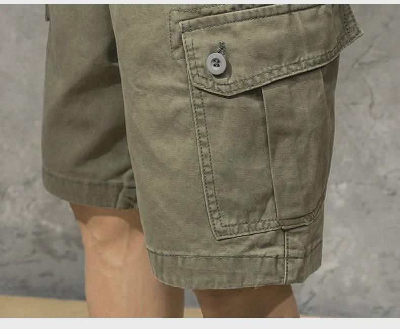 Men's Trendy Japanese Camouflage Cargo Shorts - Casual, Loose-Fit, Summer Wear.