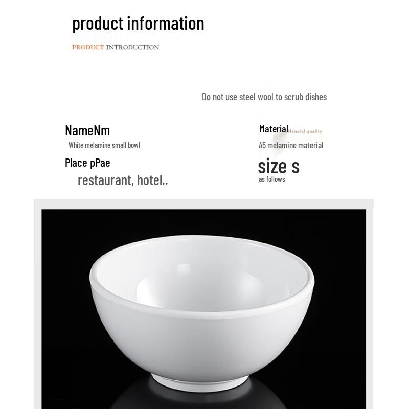 Food-Grade Melamine Dining Bowl