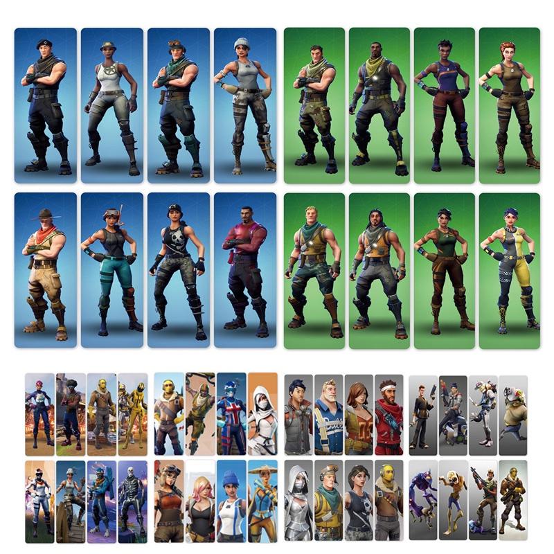 Fortnite 8pcs Bookmarks Kids Gift Present Perfect Party Bags Royale Battle