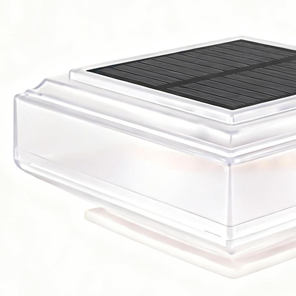 Post Lights Solar-Powered Waterproof Lanterns Decorative Post Lights Outdoor For Outdoor Christmas Yard Porch Patio Deck Fence