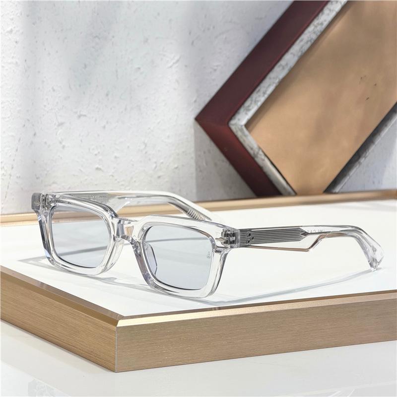 CASABLANCA Unisex Photochromic Handmade Acetate Sunglasses - Fashionable for Vacation, Party, or Casual Wear.