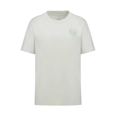 Under Armour Mountain Solid Color Round Neck Pullover Drop Shoulder T-Shirt Women Tops 6011170-110