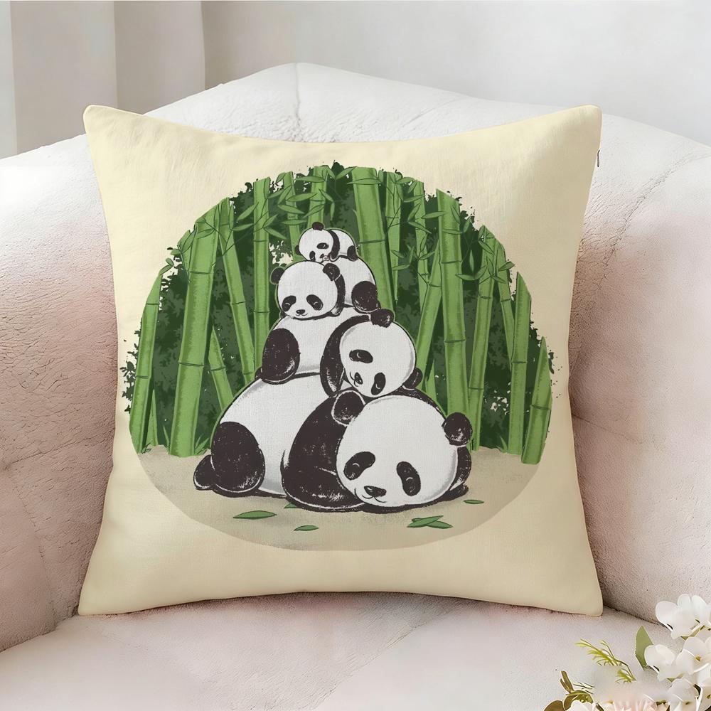 Black And White Animal Patterns Pillow Case Pillowcase Doublesided Printed Sofa Cushion Bedroom Headboard Pillow