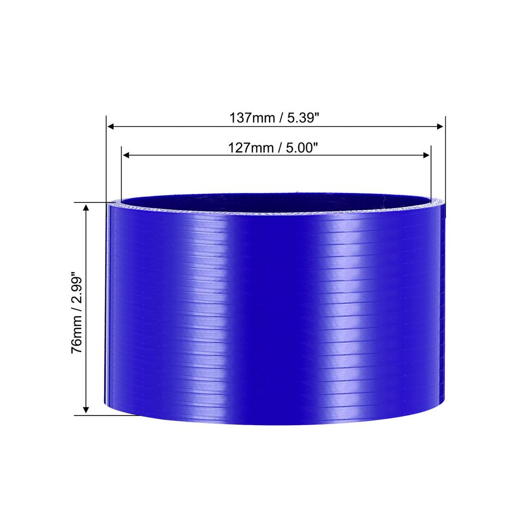 X AUTOHAUX Silicone Hose Silicone Pipe Radiator Hose Inner Diameter 5.0 Inches (127 Mm)