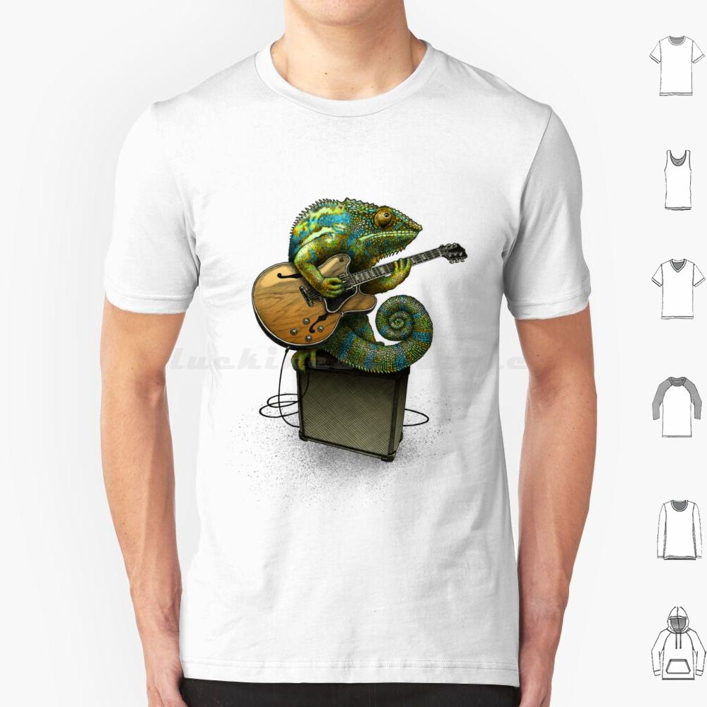 Chameleon Plays The Blues Plus A Few Other Colors Essential T Shirt Big Size 100 Cotton Chameleon Plays The Blues Plus A