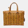 [Pre-Owned] Soft Berlin Visetos Canvas Leather Monogram Print Tote Crossbody Bag Medium - Very Good #A026KL
