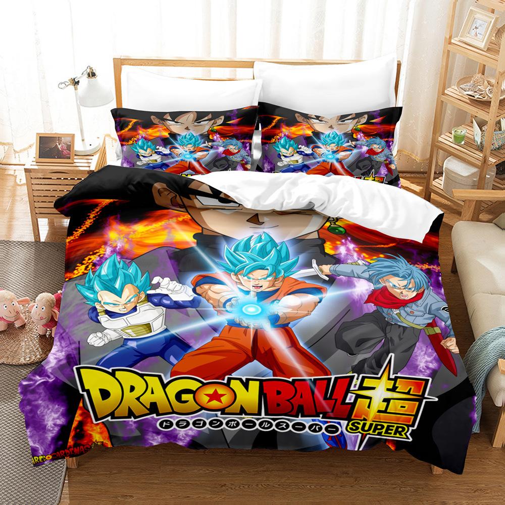 Digital Printing Three-Piece Animation Three-Piece Home Textile Bed Sheet Kit