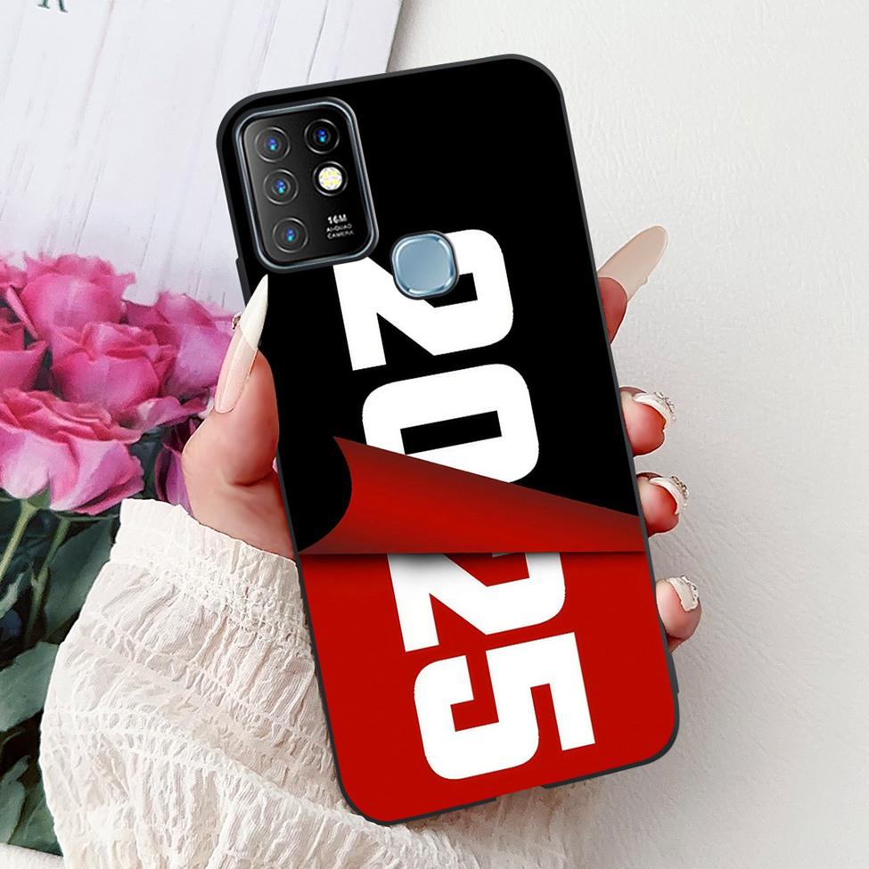 For Infinix Hot 10 Case Silicone Cute Cat Fashion Flowers Luxury Painted Back Cover For Inifnix Hot 10 Phone Case X682B X682C