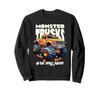 Monster Trucks Are My Jam Sweatshirt for Men, Women, Kids, Boys, and Girls