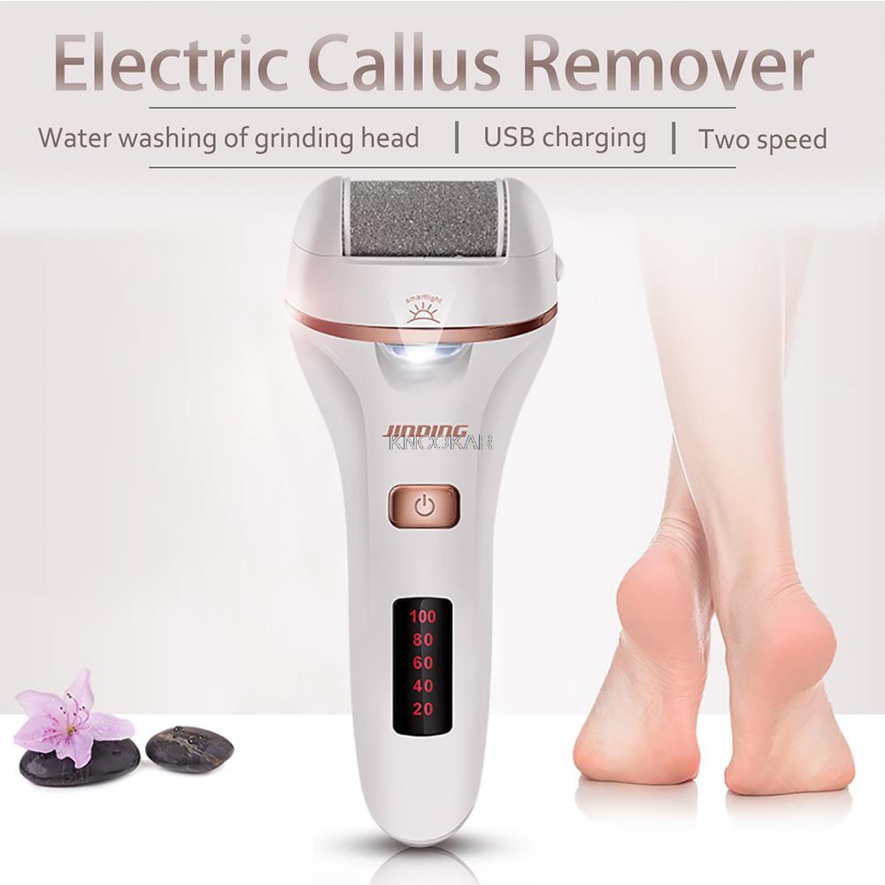 Electric Sawing Foot File USB Charging Feet Pedicure Machine Digital Display Foot care Tool Dead Skin Roller Electric Foot File