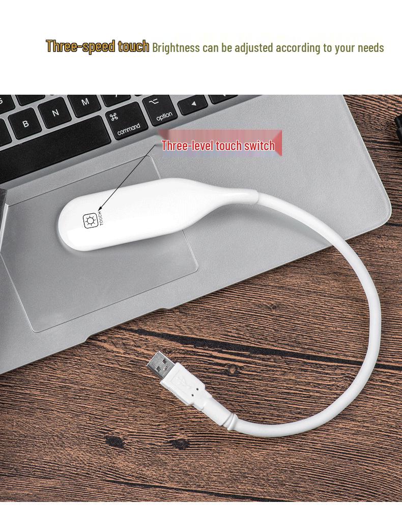 Dimmable USB LED Desk Lamp with Power Bank – Portable Night Light for Bedroom, Office, or Night Fishing