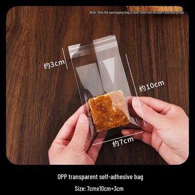 Transparente selbstklebende Verpackungsbeutel