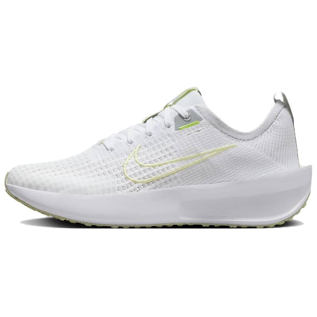 Nike  Interact Run White Life Lime Women Sneakers Vast-Grey Black FD2292-103