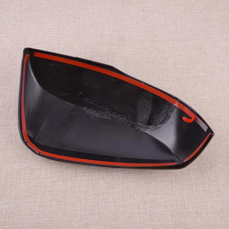 1 Pair Car Side Rearview Mirror Trims Covers ABS Fit For Toyota Tacoma 2016 2017 2018     Black