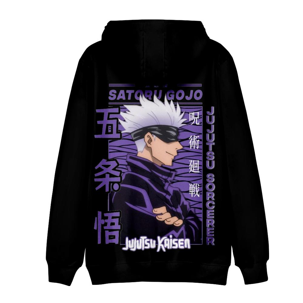 Jujutsu Kaisen Anime Muži Ženy Mikiny s kapucí Podzimní ležérní svetr Mikiny s kapucí Módní hip hop mikina oblečení